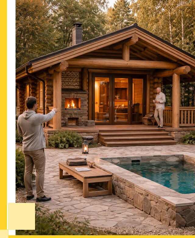 Проекты бань и хамам в Осинниках от 25628 р. | ЭриданСнн