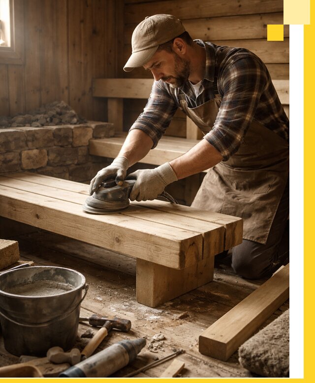 Ремонт бань под ключ в Осинниках с гарантией качества и сроков