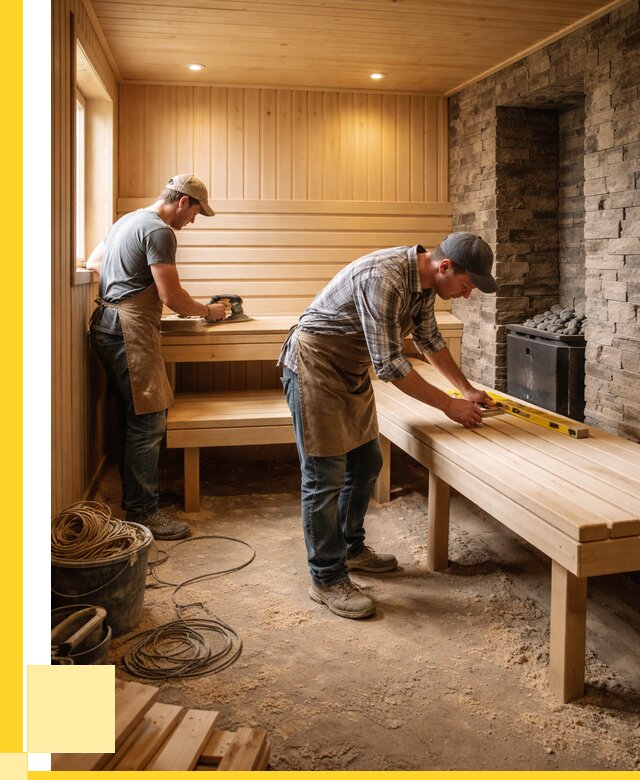 Отделка бани в Осинниках: внутренняя отделка от 3075 р. | ЭриданСнн