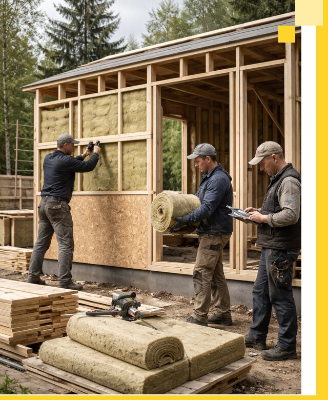 Проектирование и строительство каркасных бань в Осинниках под ключ