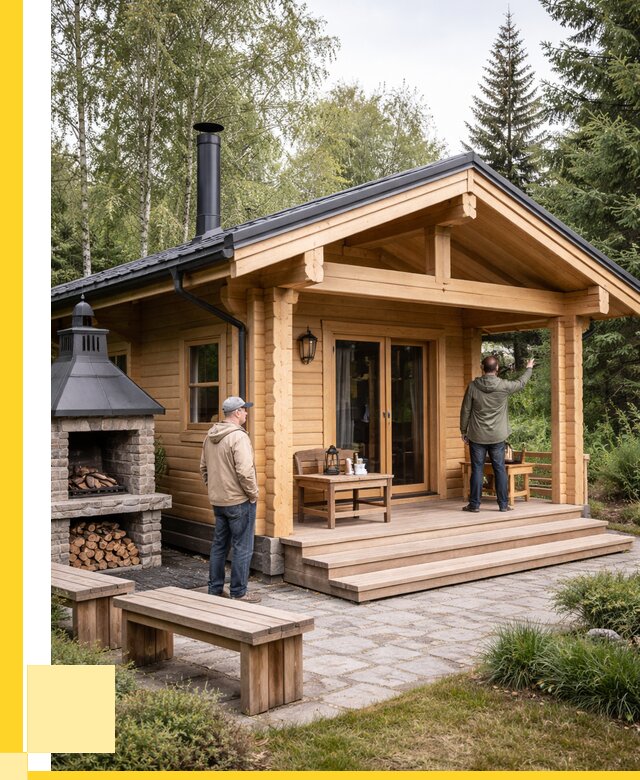 Деревянные бани под ключ в Осинниках от 461295 р. | ЭриданСнн