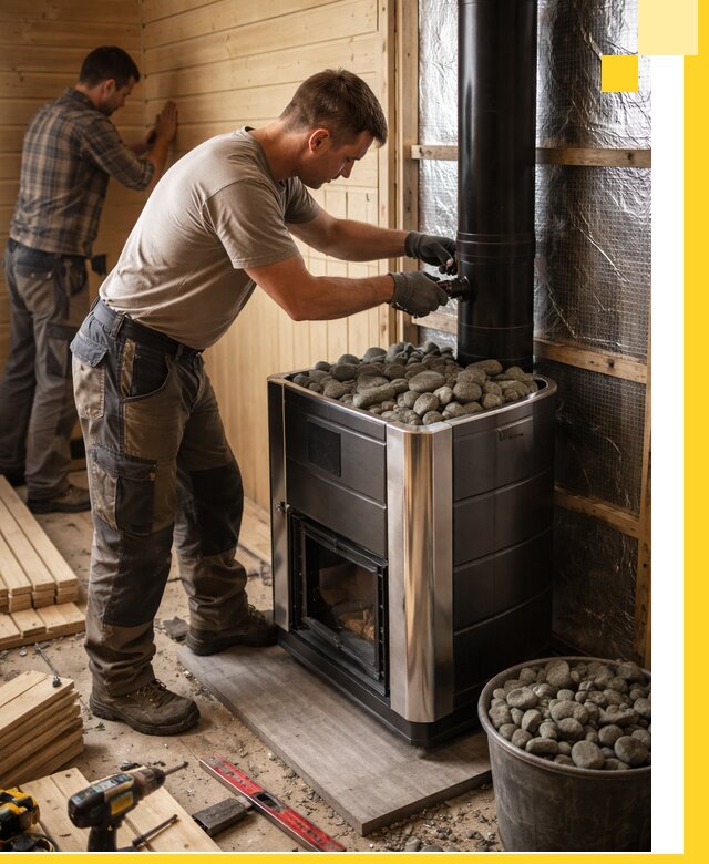 Проектирование и строительство парилок для бани в Осинниках под ключ