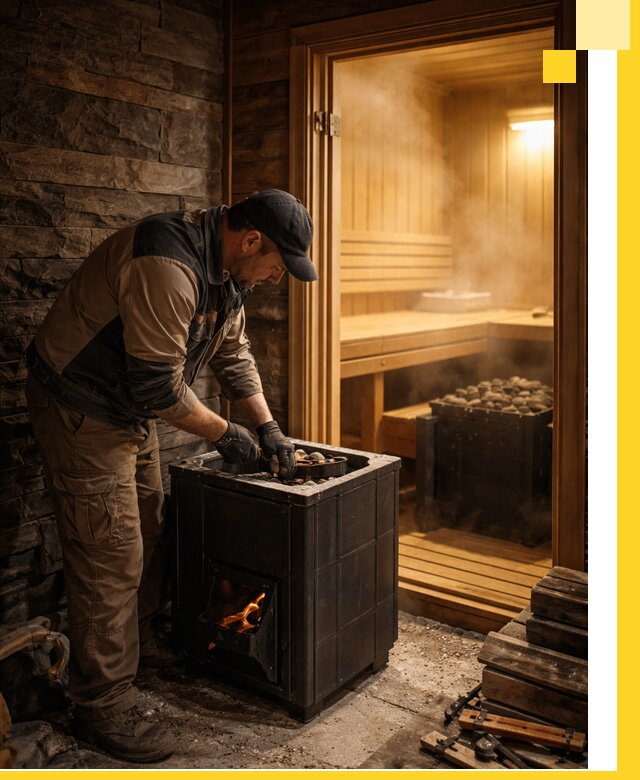 Строительство бани с сауной под ключ в Осинниках от проекта до сдачи