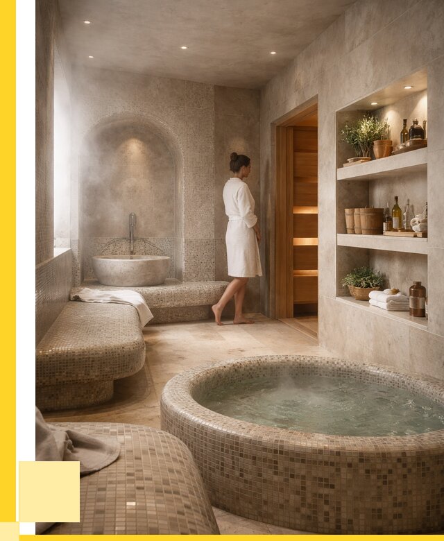 Строительство бани с хамамом в Осинниках от 768825 р. | ЭриданСнн