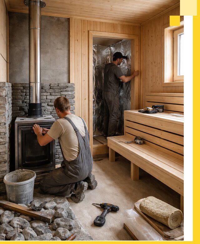 Строительство и изготовление бань под ключ в Осинниках