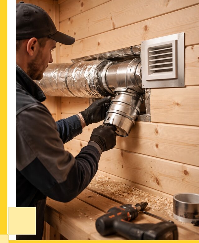 Монтаж вентиляции бани в Осинниках от 12301 р. | ЭриданСнн