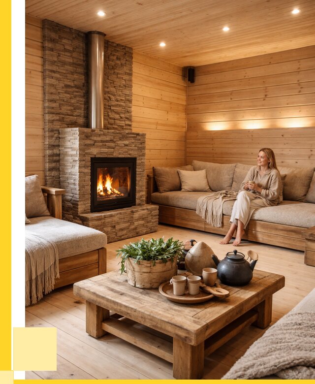 Проект бани с комнатой отдыха в Осинниках от 35879 р. | ЭриданСнн