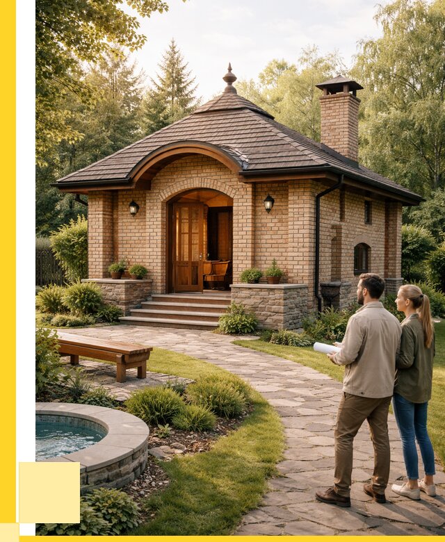 Проект кирпичной бани в Осинниках от 30753 р. | ЭриданСнн