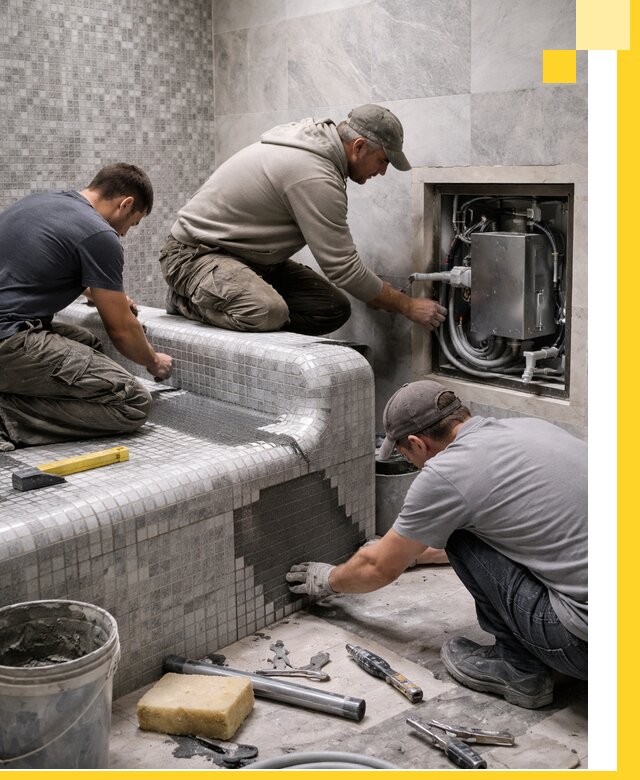 Проекты хамамов под ключ в Осинниках и дизайн и строительство