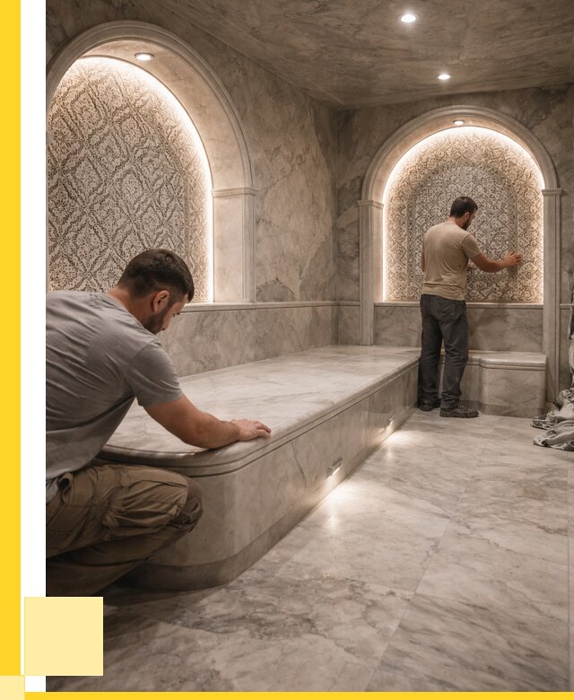 Турецкие бани под ключ в Осинниках от 256275 р. | ЭриданСнн