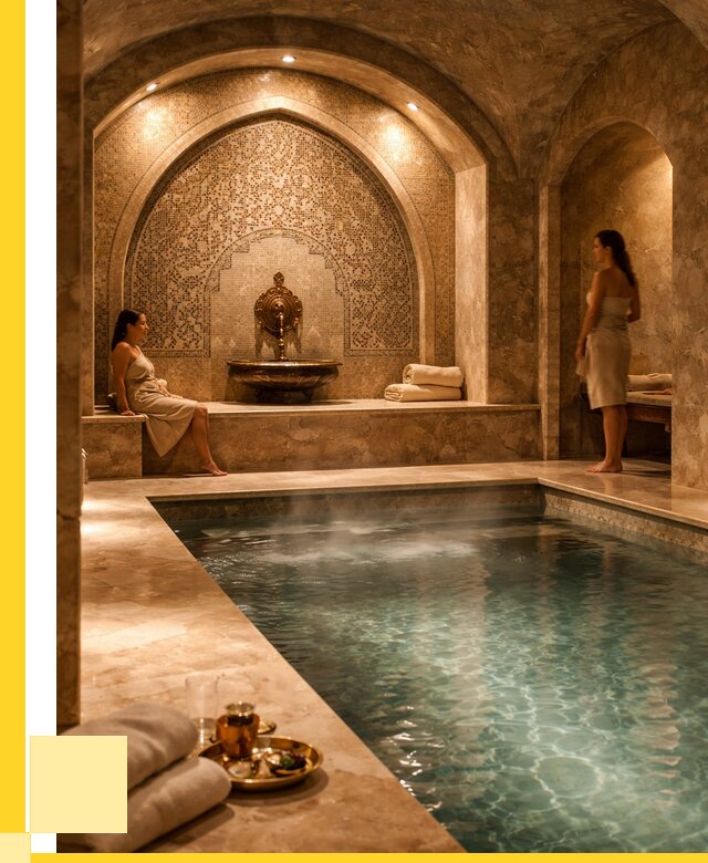 Хамам с бассейном под ключ в Осинниках от 871335 р. | ЭриданСнн