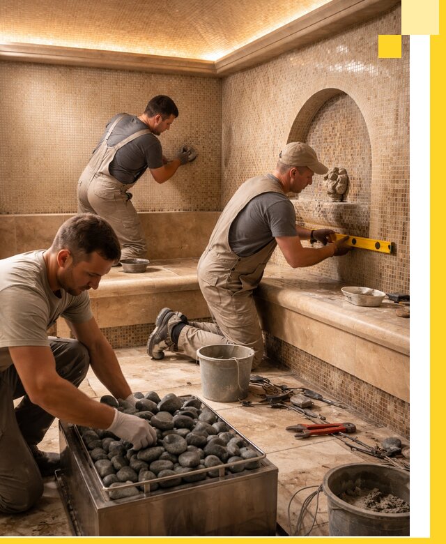 Проектирование и строительство хамама и сауны в Осинниках