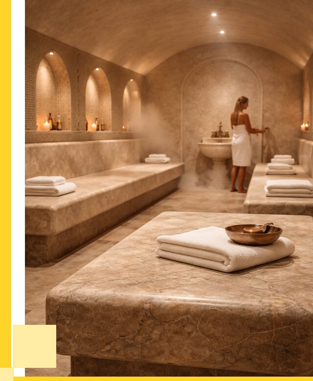 Лежаки для хамама в Осинниках под ключ от 35879 р. | ЭриданСнн