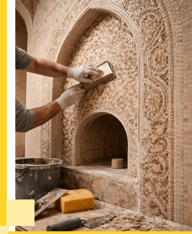 Мозаика для хамама в Осинниках под ключ от 5126 р. | ЭриданСнн